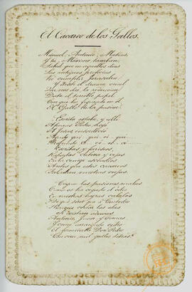 Escrito El cacareo de los gallos