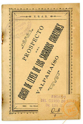 Prospecto del curso de leyes de los Sagrados Corazones