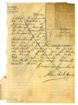 Recorte Funerales Manuel Antonio Cruz, profesor del curso de leyes de los SSCC